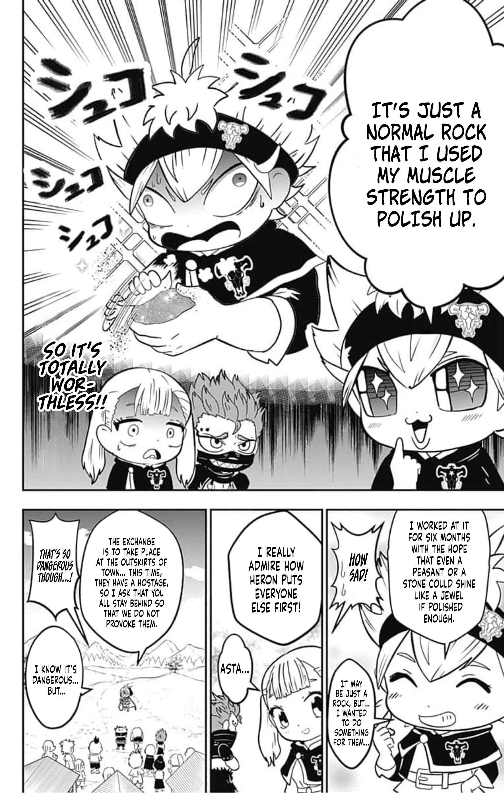 Page 16 Chapter 7 Black Clover SD - Astas Road to the Wizard King