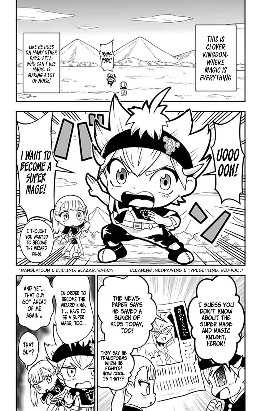 Page 2 Chapter 7 Black Clover SD - Astas Road to the Wizard King