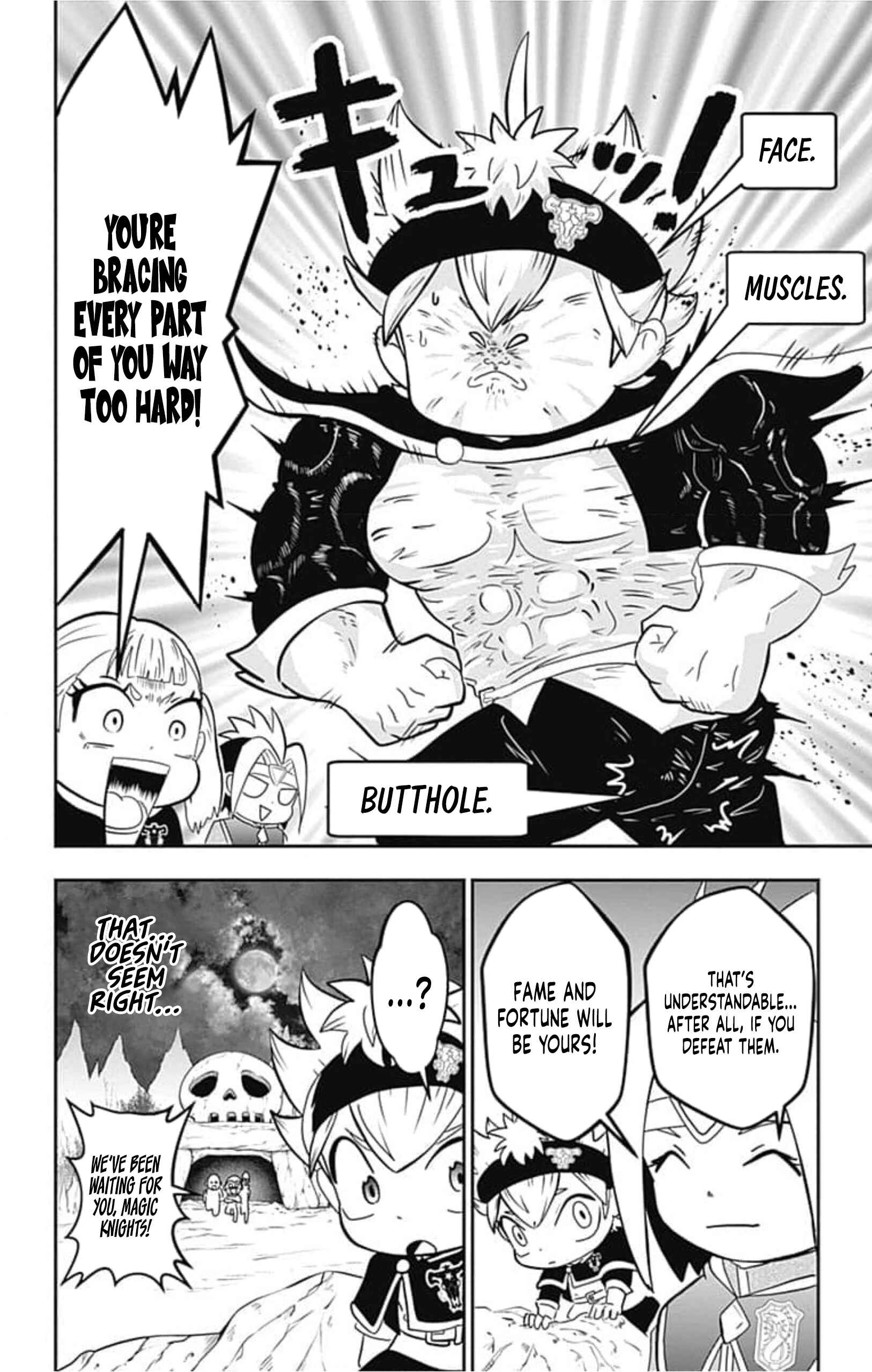 Page 22 Chapter 7 Black Clover SD - Astas Road to the Wizard King
