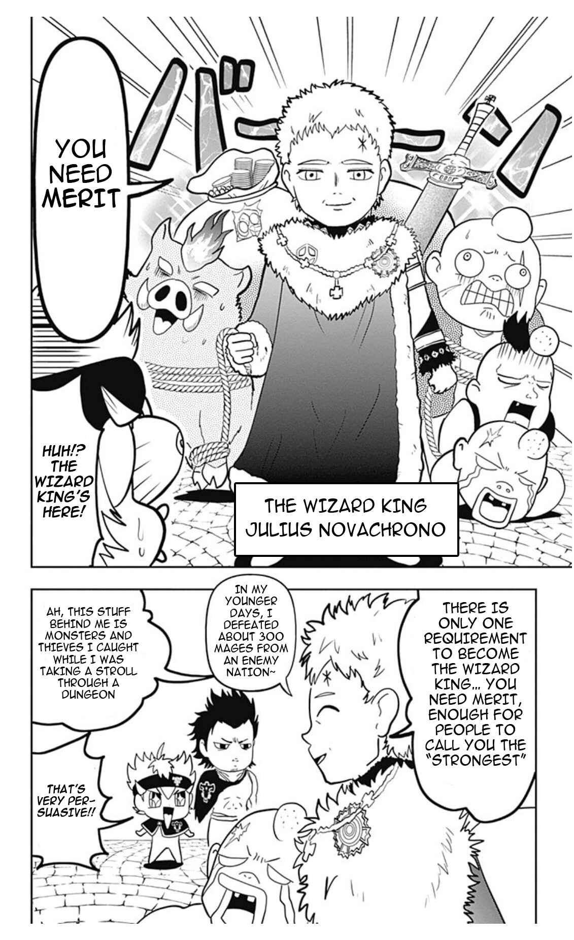 Page 11 Chapter 1 Black Clover SD - Astas Road to the Wizard King