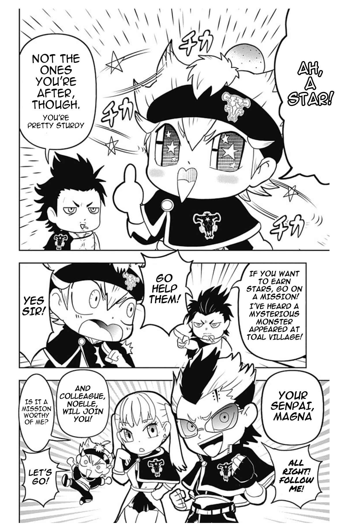 Page 13 Chapter 1 Black Clover SD - Astas Road to the Wizard King