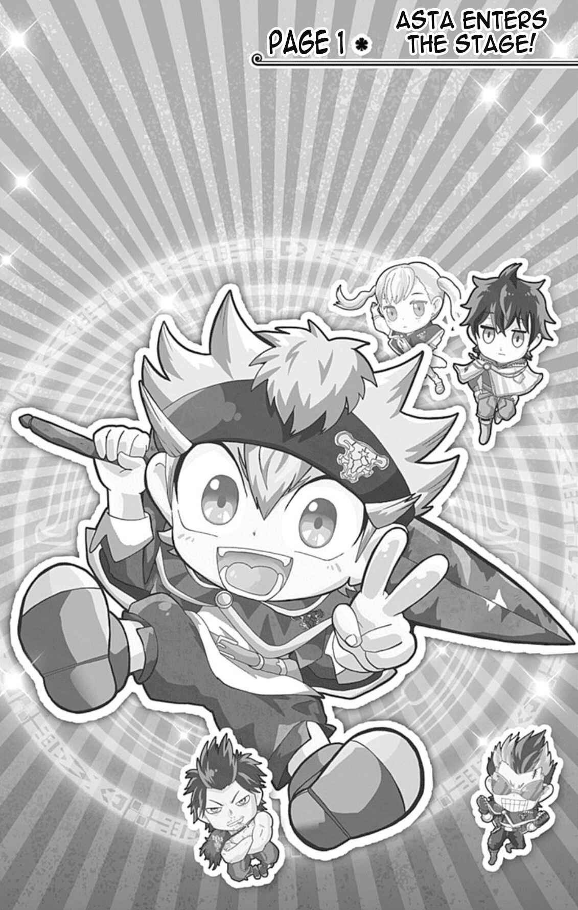 Page 2 Chapter 1 Black Clover SD - Astas Road to the Wizard King