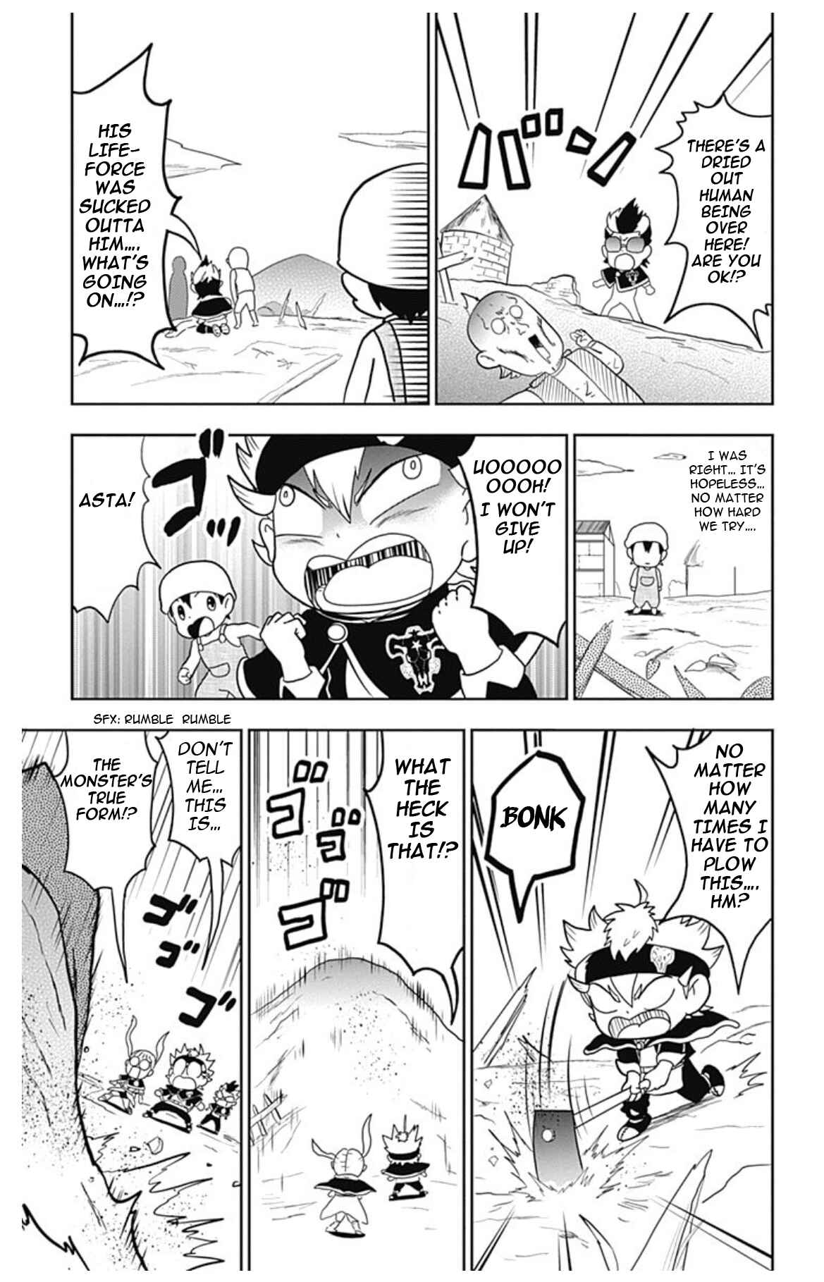 Page 24 Chapter 1 Black Clover SD - Astas Road to the Wizard King