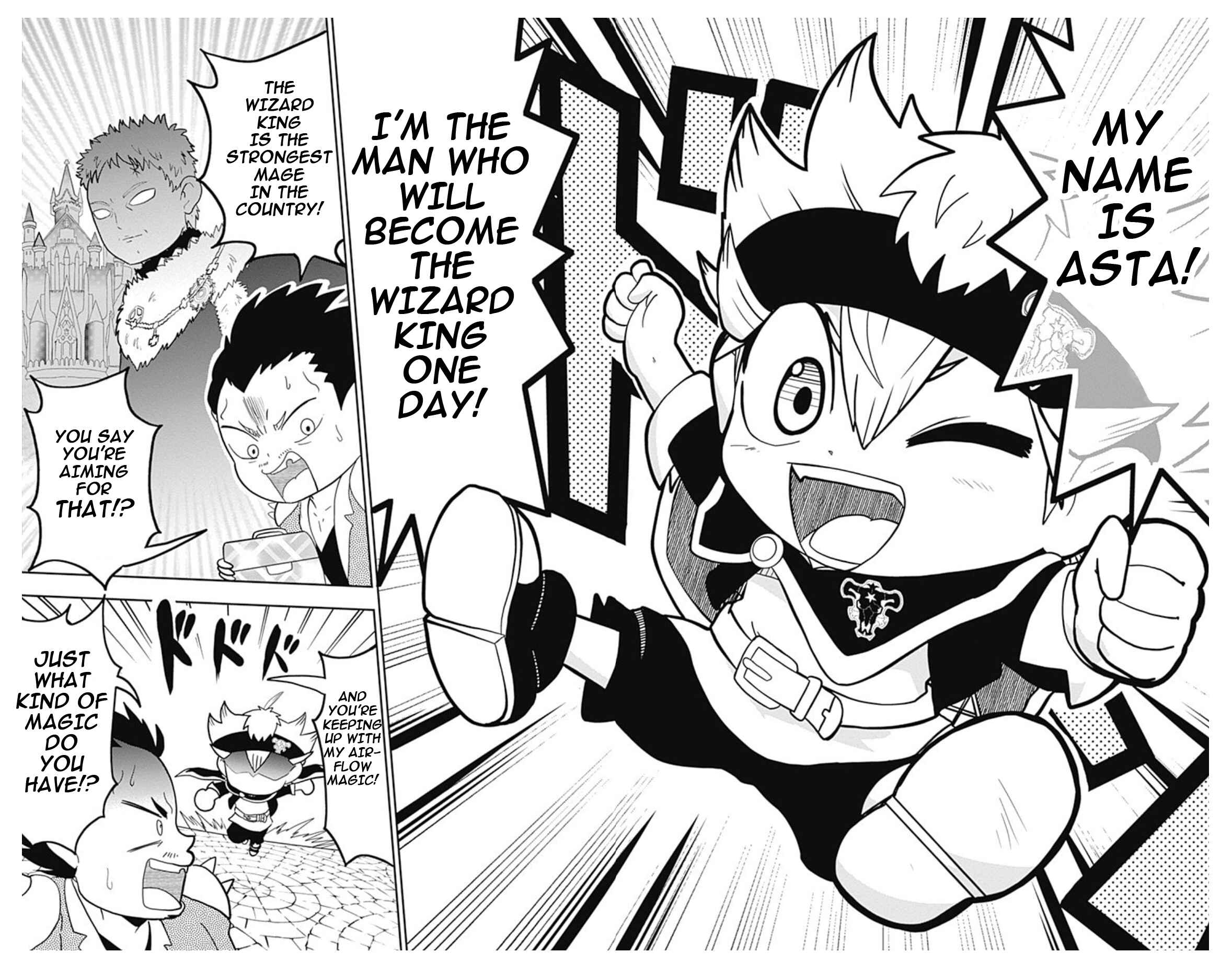 Page 4 Chapter 1 Black Clover SD - Astas Road to the Wizard King