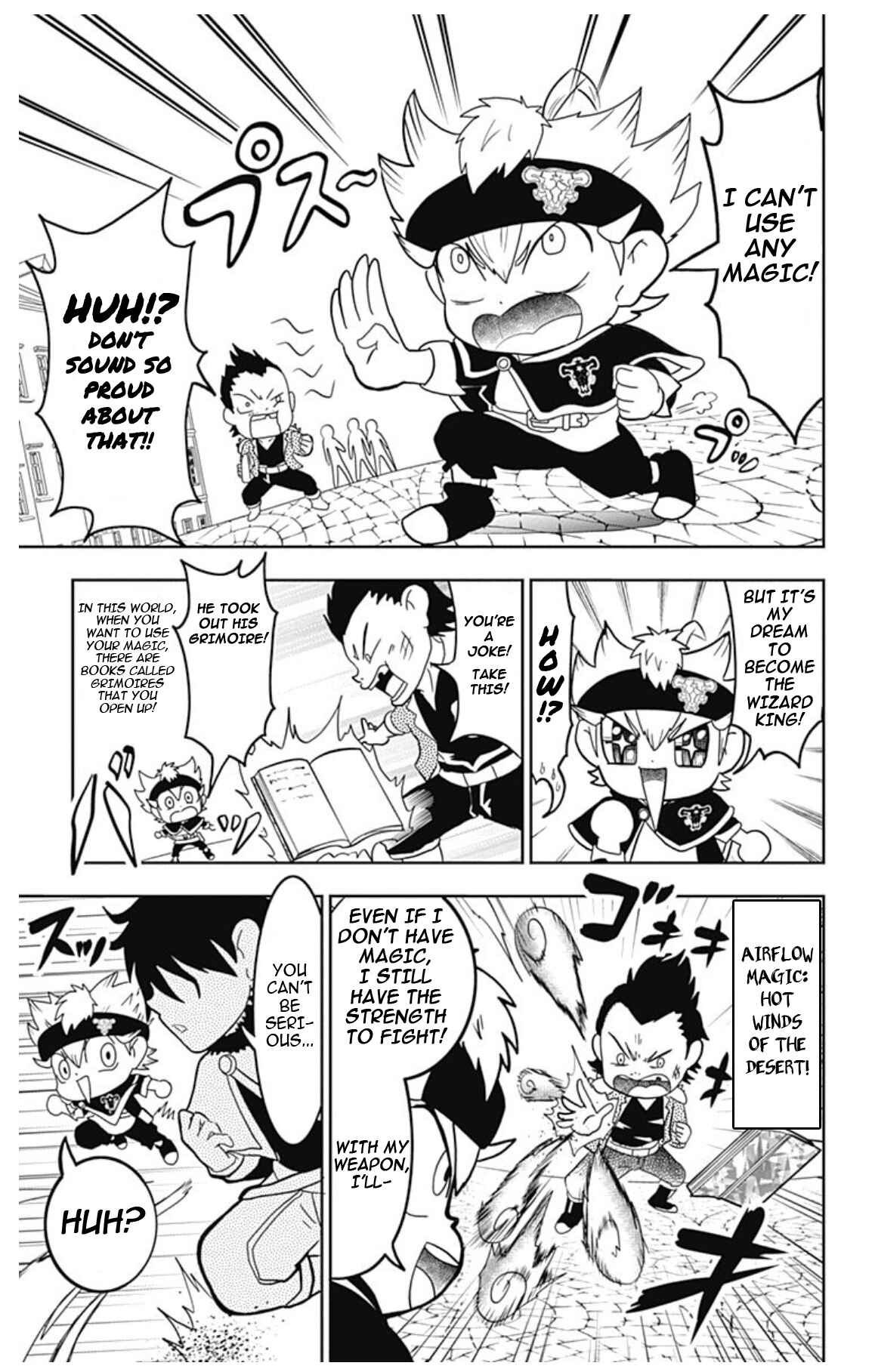 Page 6 Chapter 1 Black Clover SD - Astas Road to the Wizard King