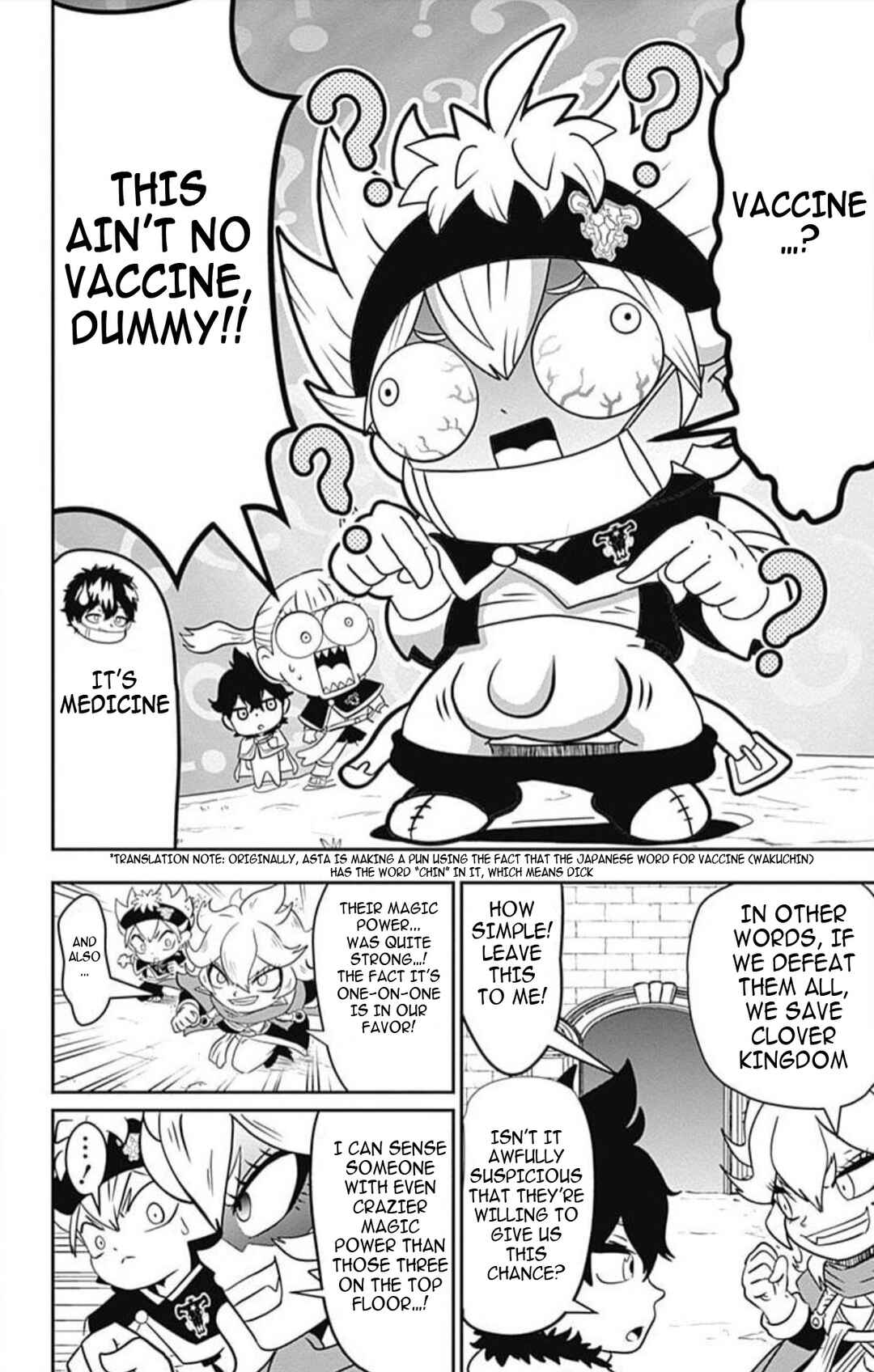 Page 22 Chapter 10 Black Clover SD - Astas Road to the Wizard King