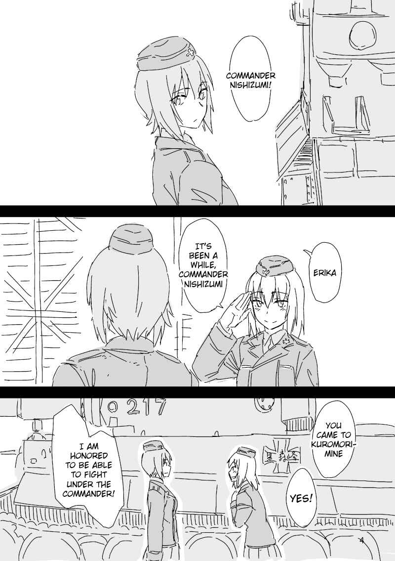 Page 4 Chapter Unknown_3db4 Girls und Panzer - Kurogane no Hana Part 1 (Doujinshi)