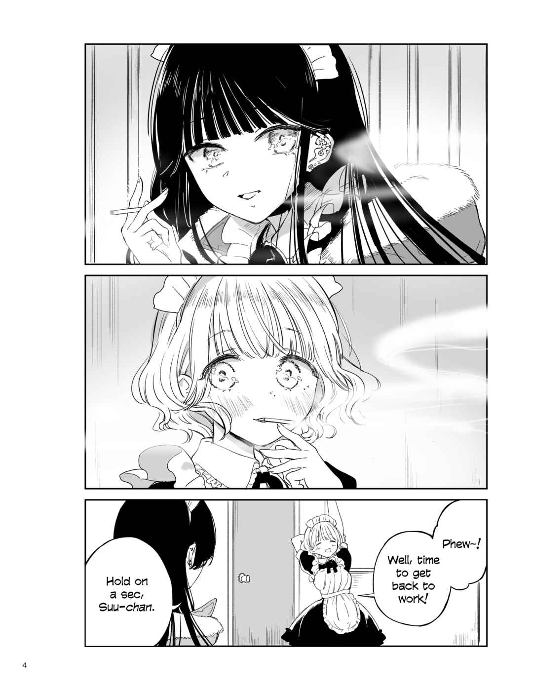 Page 4 Chapter 2 Akogare no Maid-san wa Tabako ga Niau