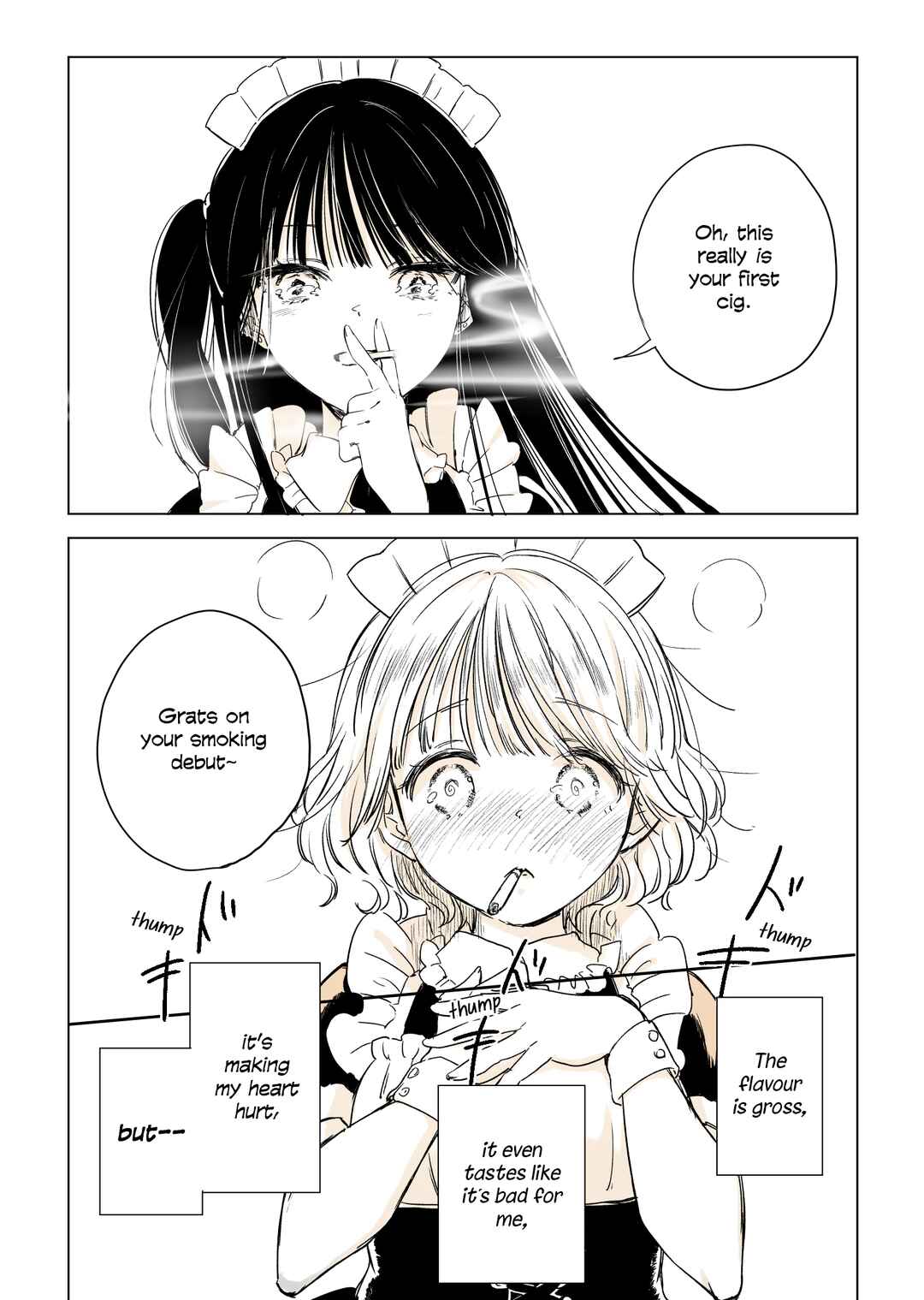 Page 10 Chapter 1 Akogare no Maid-san wa Tabako ga Niau