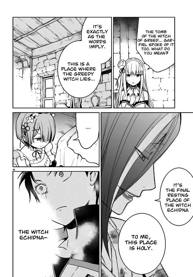 Page 37 Chapter 4 Re:Zero kara Hajimeru Isekai Seikatsu: Dai 4-shou—Seiiki to Gouyoku no Majo