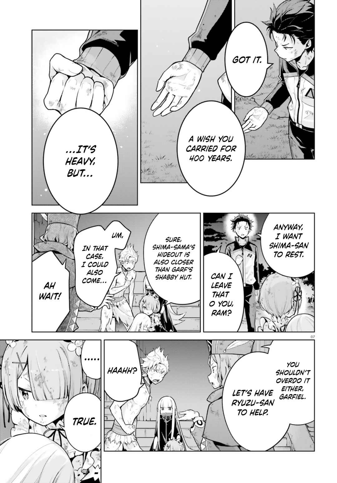 Page 7 Chapter 57 Re:Zero kara Hajimeru Isekai Seikatsu: Dai 4-shou—Seiiki to Gouyoku no Majo