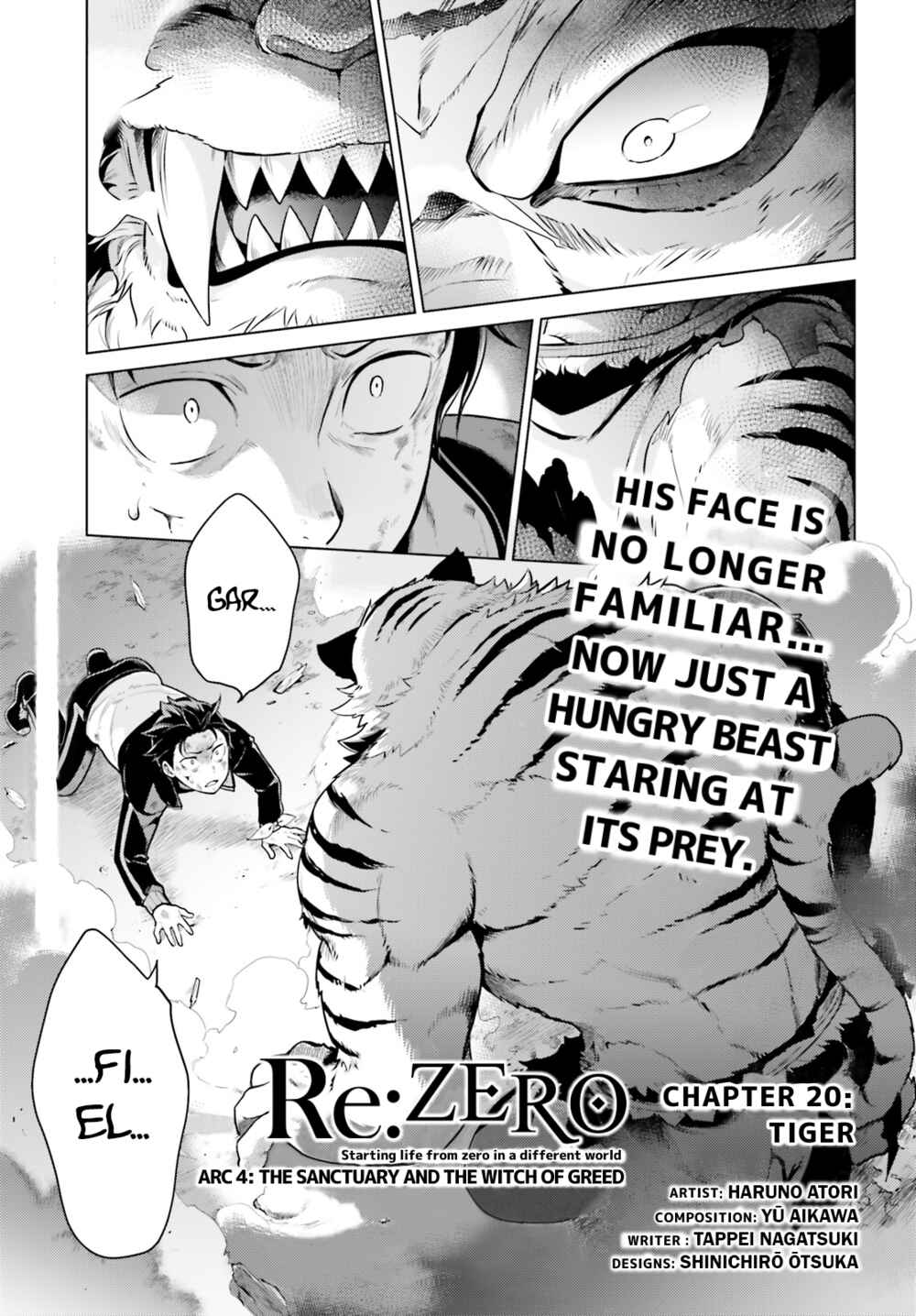 Page 1 Chapter 20 Re:Zero kara Hajimeru Isekai Seikatsu: Dai 4-shou—Seiiki to Gouyoku no Majo