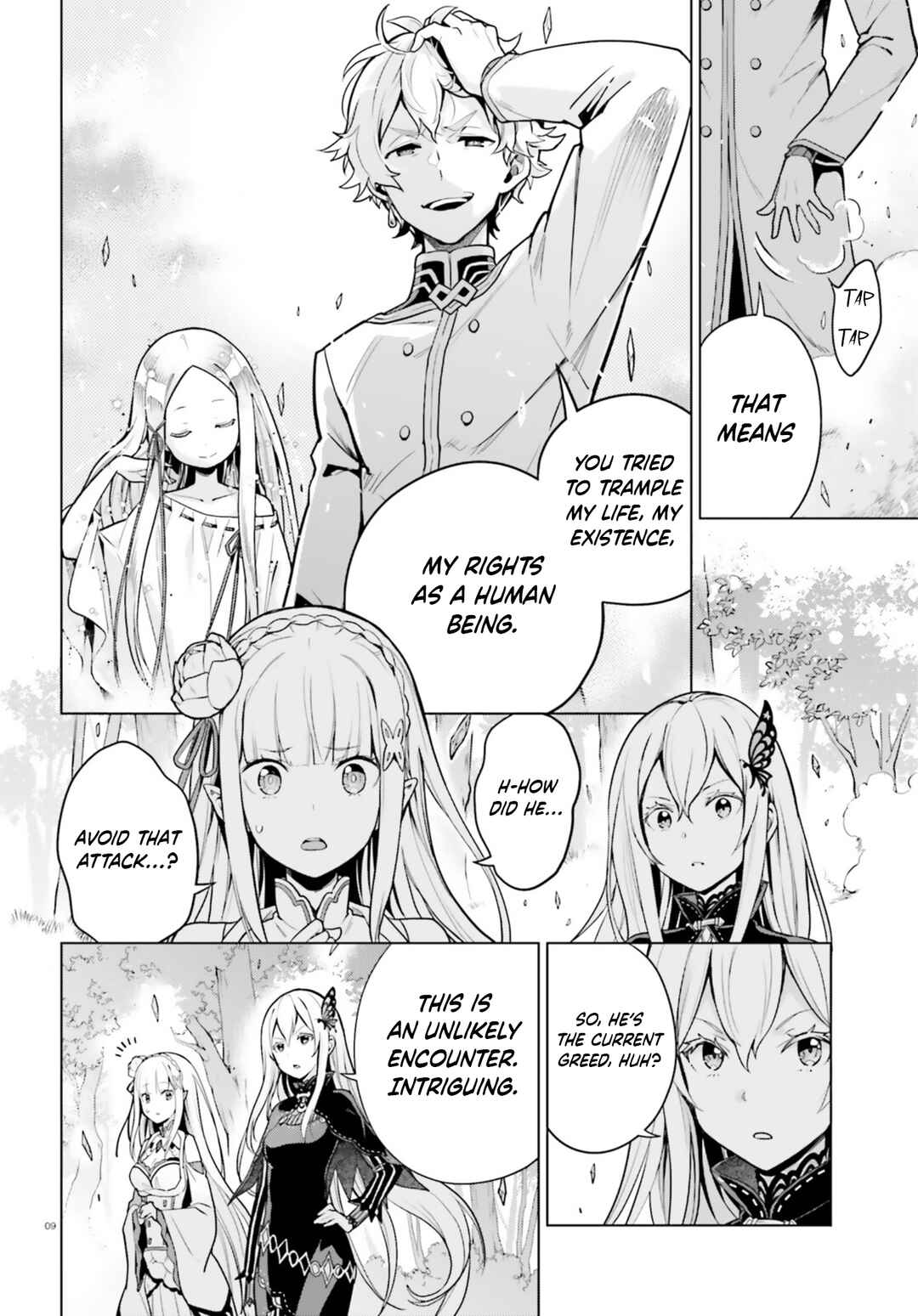 Page 9 Chapter 58 Re:Zero kara Hajimeru Isekai Seikatsu: Dai 4-shou—Seiiki to Gouyoku no Majo
