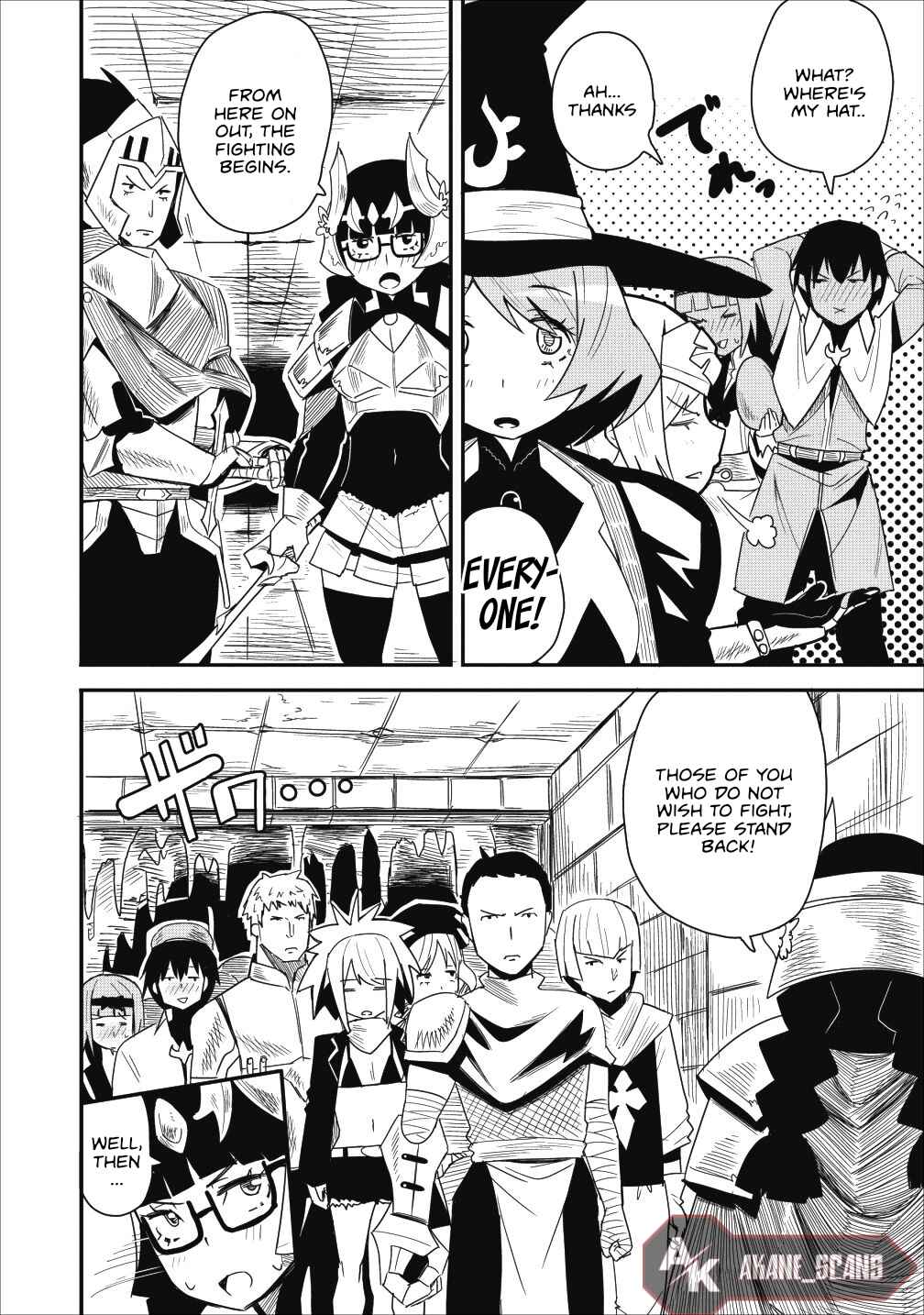 Page 12 Chapter 5.2 Class-goto Shuudan Teni Shimashita ga, ichiban Tsuyoi Ore wa Saijaku no Shounin ni Gisouchuu