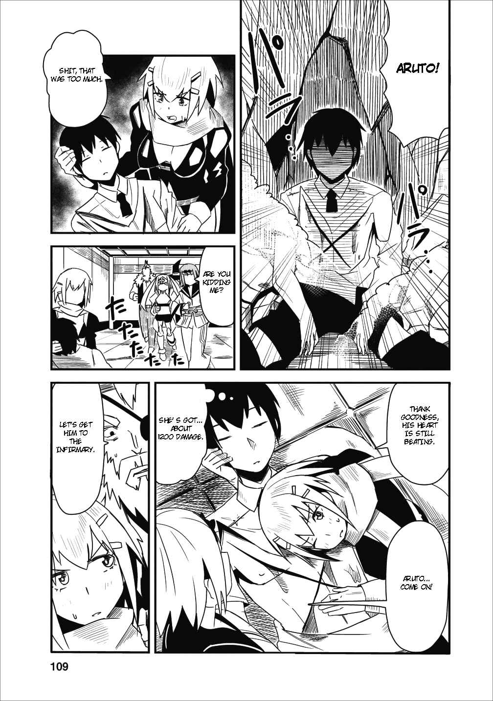 Page 12 Chapter 4 Class-goto Shuudan Teni Shimashita ga, ichiban Tsuyoi Ore wa Saijaku no Shounin ni Gisouchuu