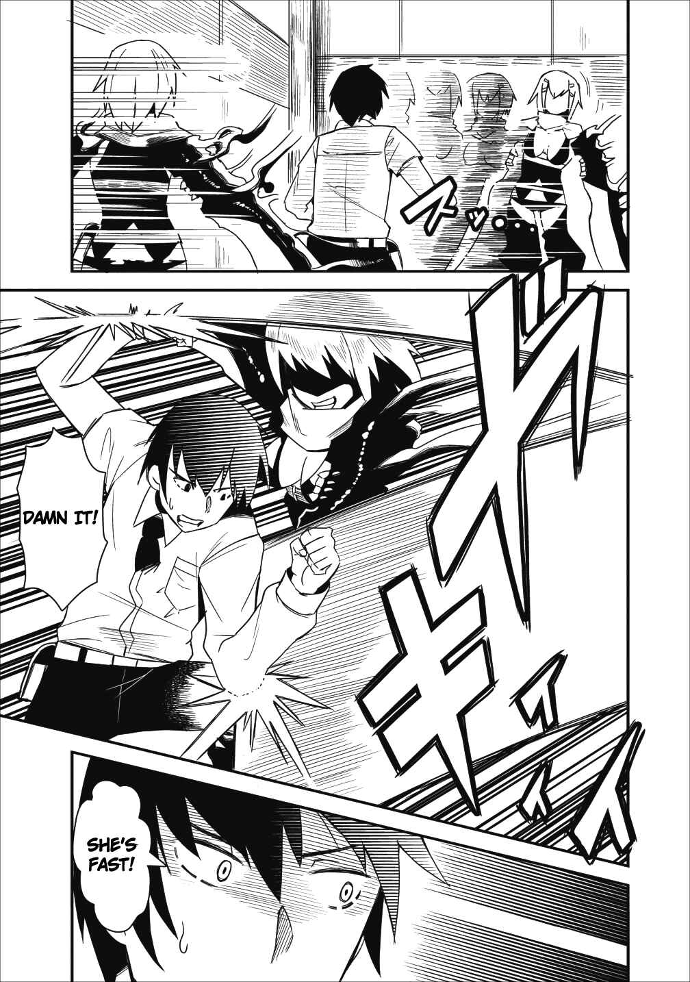 Page 6 Chapter 4 Class-goto Shuudan Teni Shimashita ga, ichiban Tsuyoi Ore wa Saijaku no Shounin ni Gisouchuu
