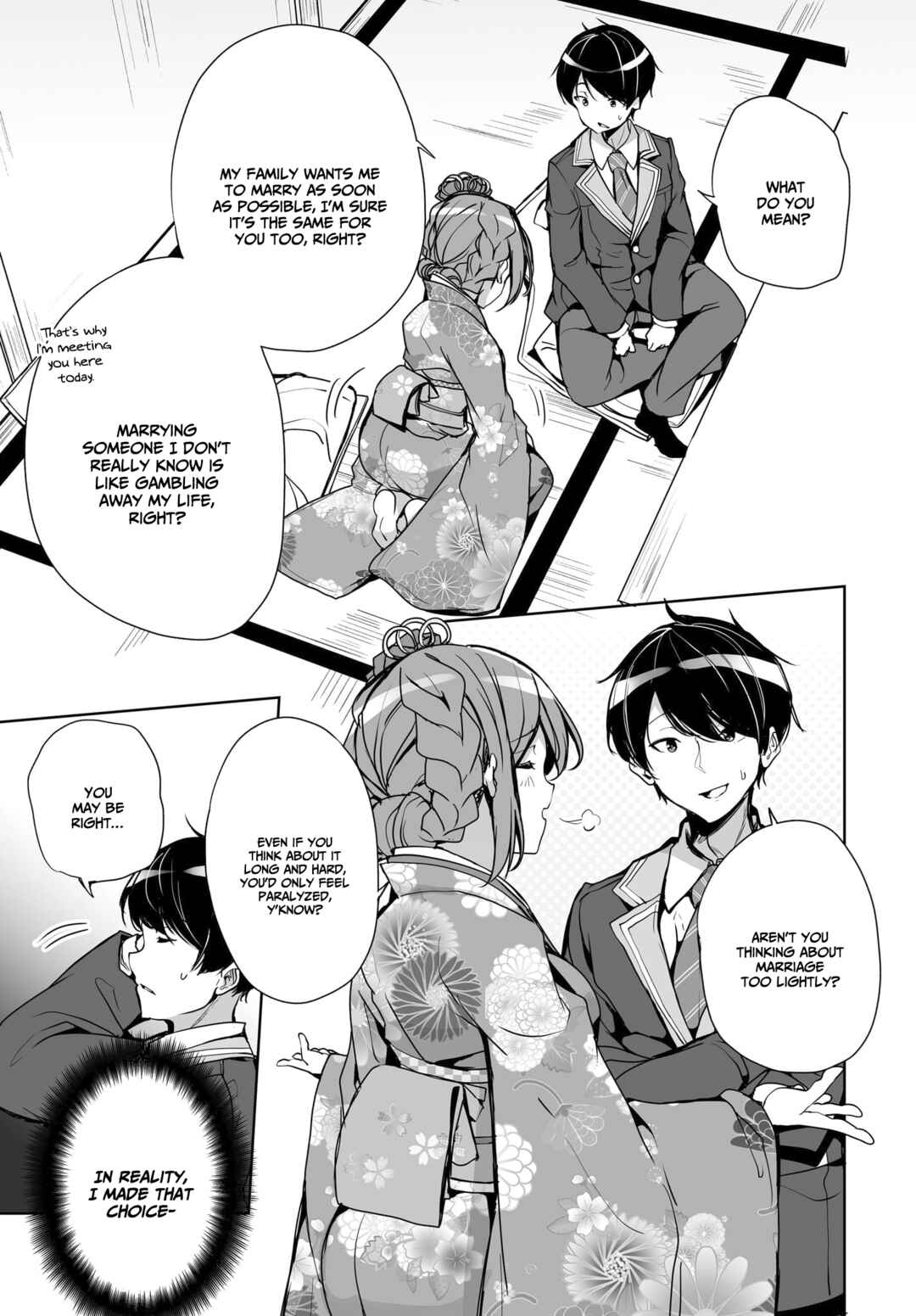 Page 10 Chapter 1.2 Danshi dato Omotteita Osananajimi tono Shinkon Seikatsu ga Umaku Ikisugiru Ken ni Tsuite
