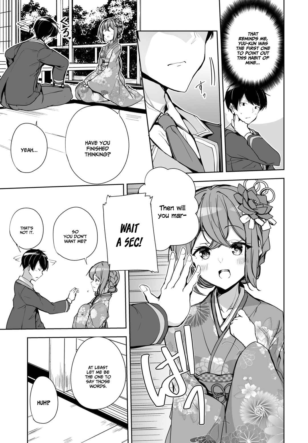 Page 12 Chapter 1.2 Danshi dato Omotteita Osananajimi tono Shinkon Seikatsu ga Umaku Ikisugiru Ken ni Tsuite