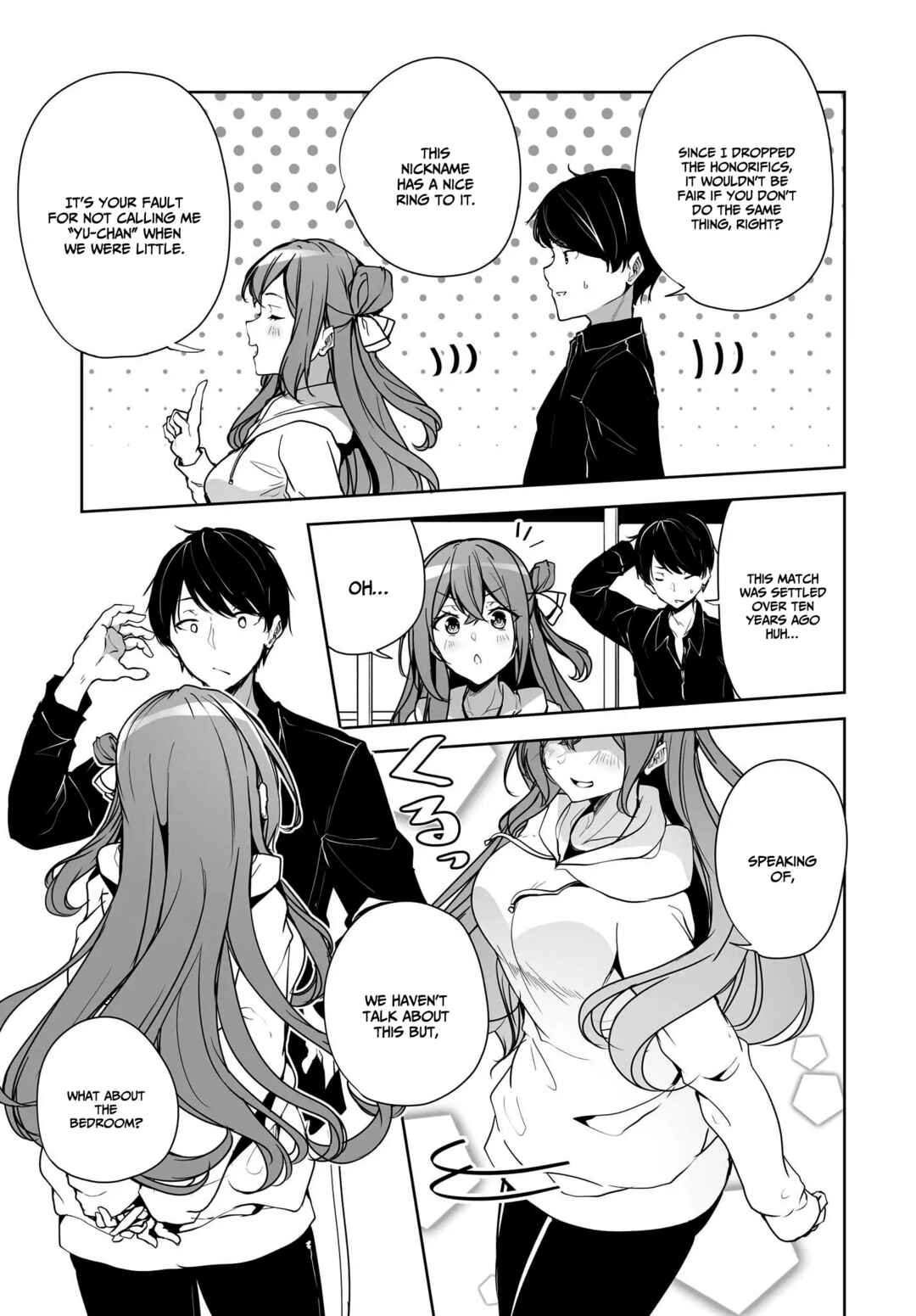 Page 4 Chapter 2 Danshi dato Omotteita Osananajimi tono Shinkon Seikatsu ga Umaku Ikisugiru Ken ni Tsuite