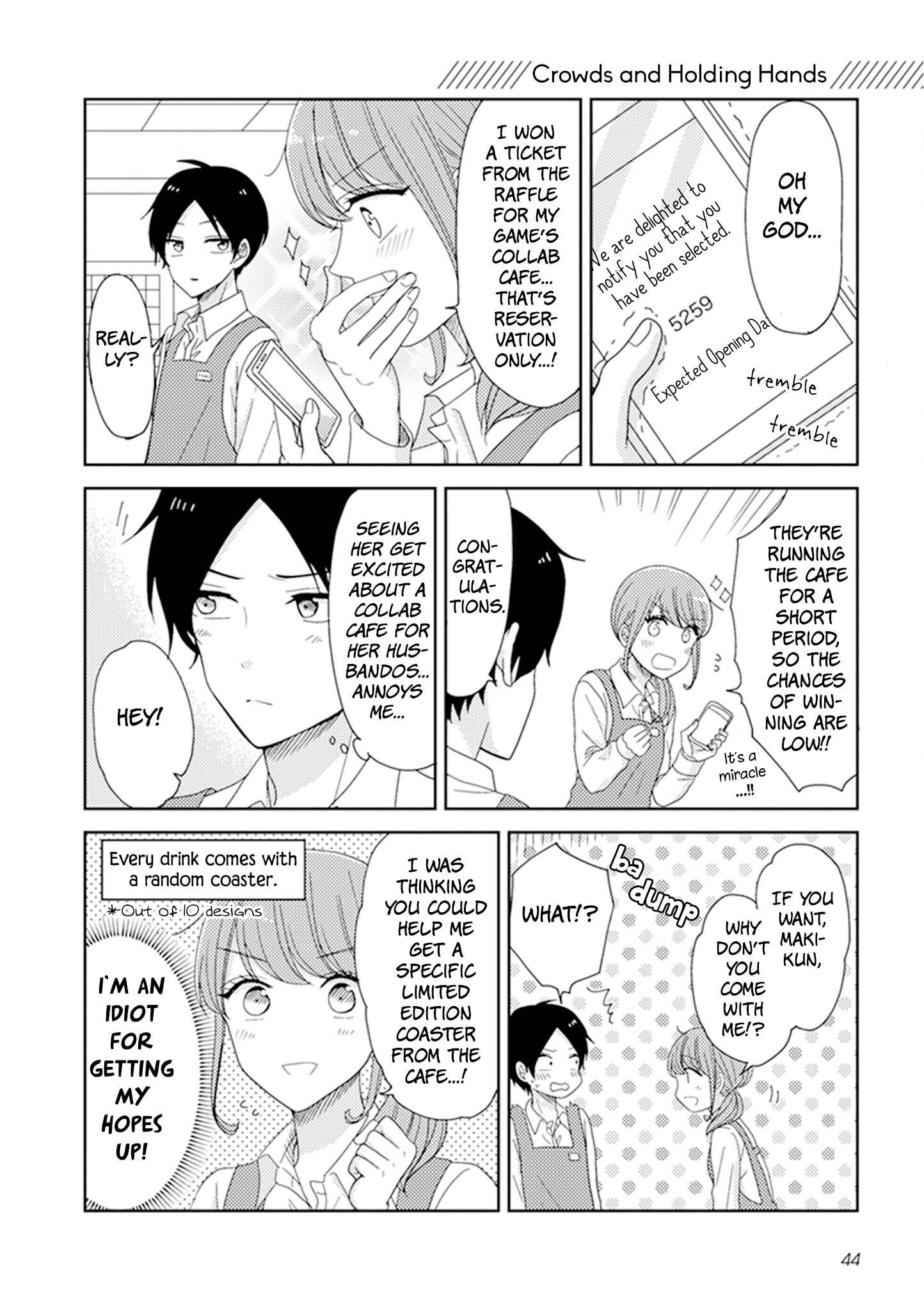 Page 1 Chapter 10 Otaku Onna to Danshi Kosei