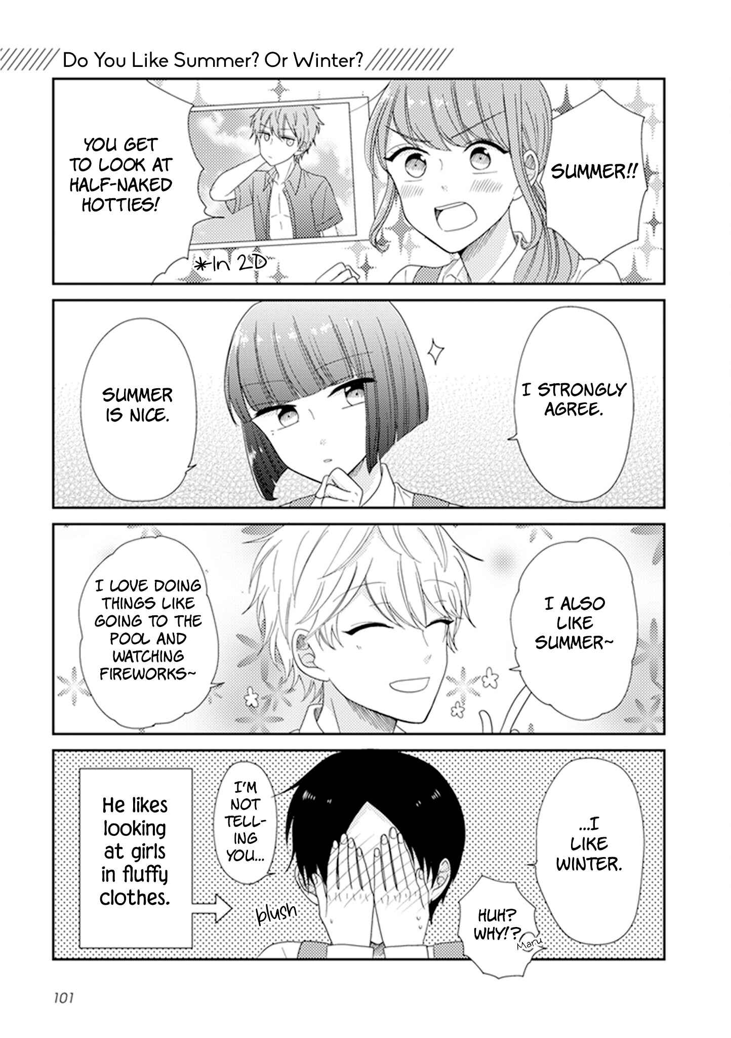 Page 1 Chapter 27 Otaku Onna to Danshi Kosei