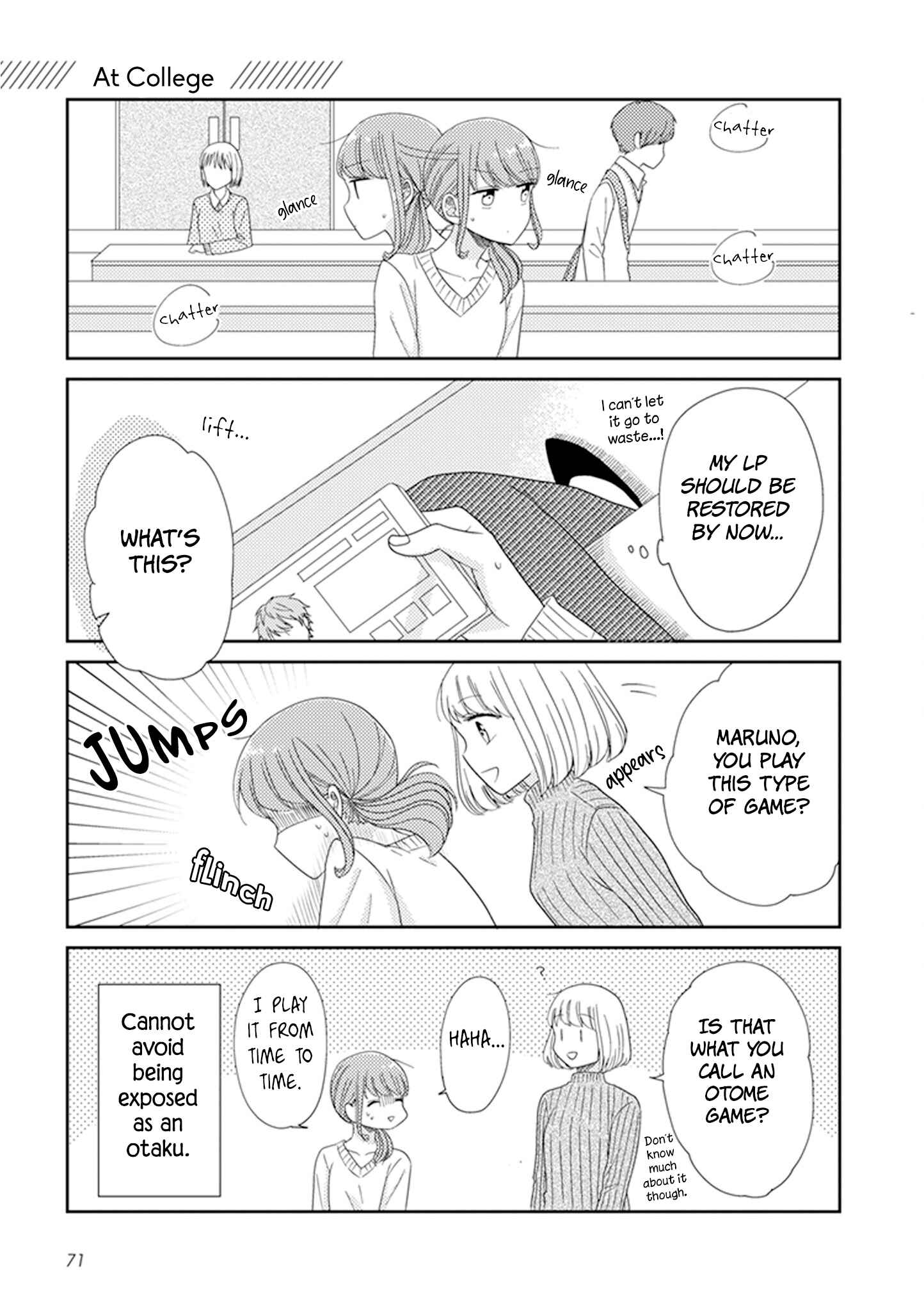 Page 1 Chapter 18 Otaku Onna to Danshi Kosei
