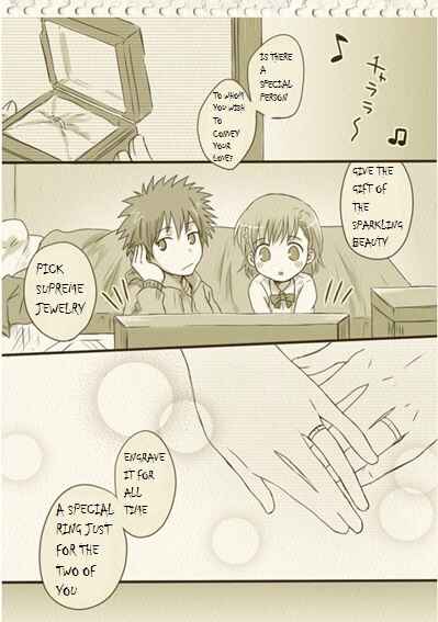 Page 1 Chapter Unknown_16a5 Toaru Majutsu no Index - Kamijou & Mikoto Are a Little Embarrassed (Doujinshi)