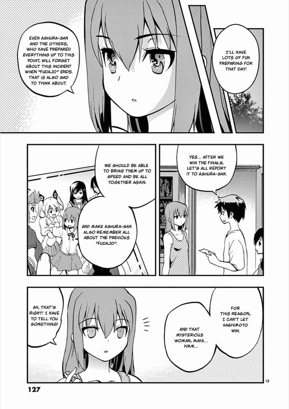 Page 13 Chapter 55 Fudajo! ~Otome Shoukan Datsui Taisen~