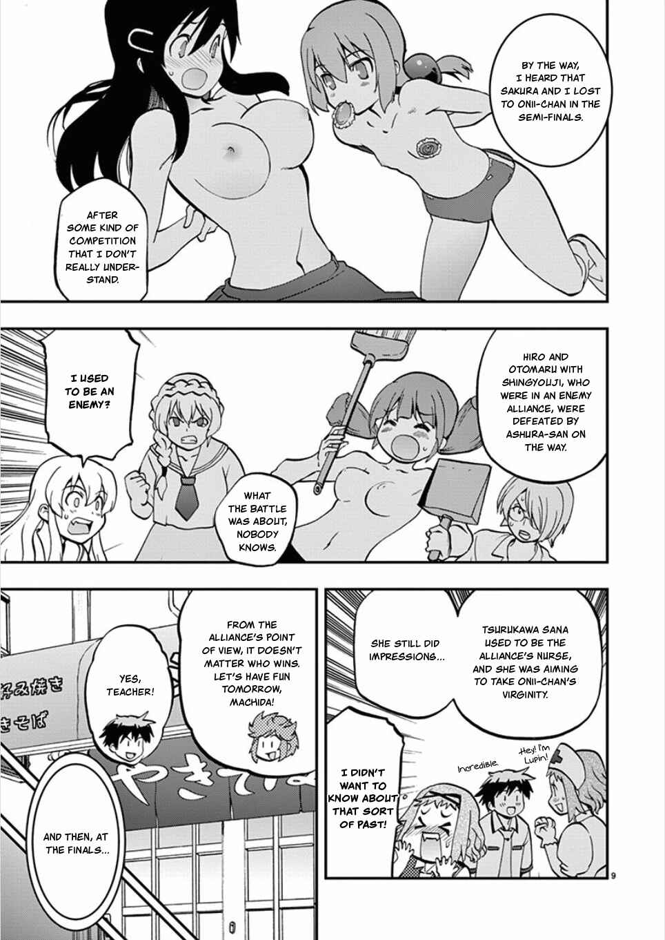 Page 9 Chapter 53 Fudajo! ~Otome Shoukan Datsui Taisen~