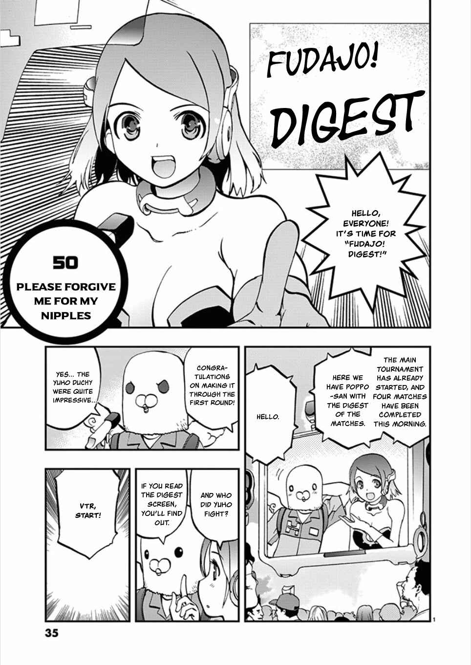 Page 1 Chapter 50 Fudajo! ~Otome Shoukan Datsui Taisen~