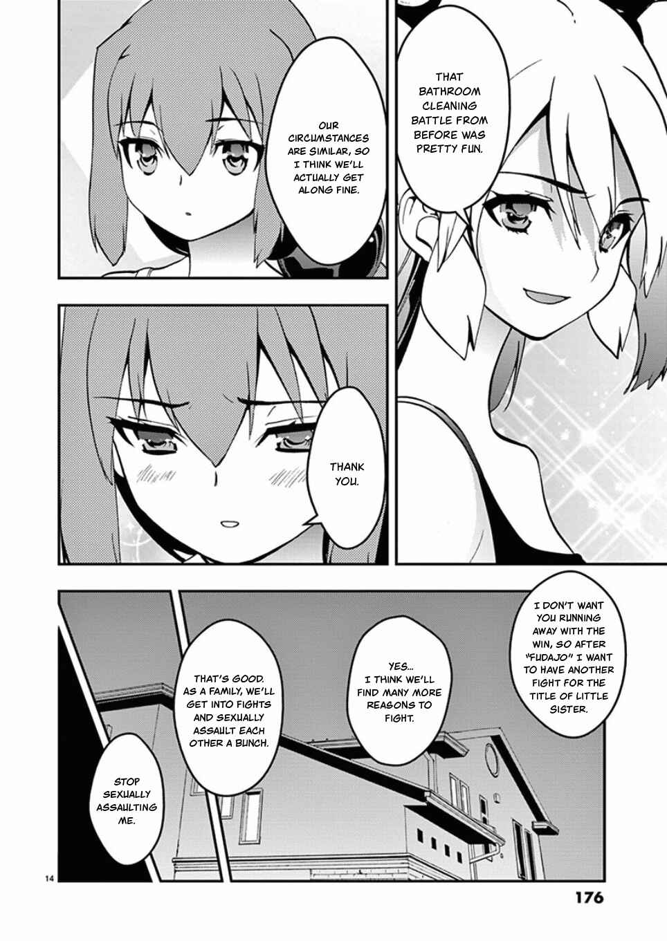 Page 14 Chapter 46 Fudajo! ~Otome Shoukan Datsui Taisen~