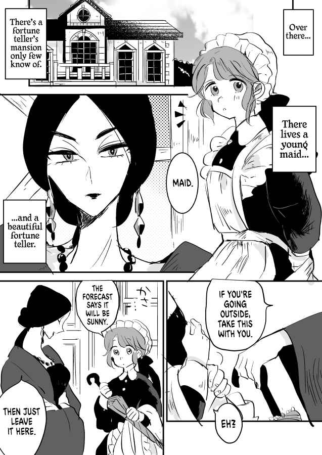 Page 1 Chapter 1 Fortune Teller and Maid-chan