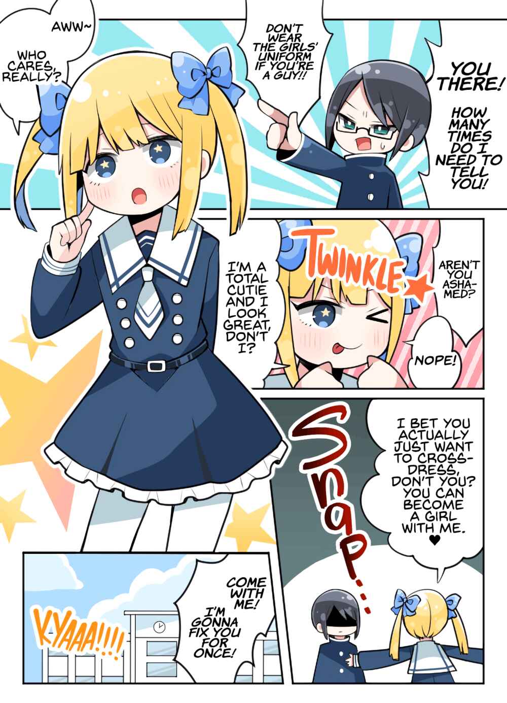 Page 1 Chapter Unknown_058a The Guy Who Needs to Crossdress vs the Guy Who Wants Him To Stop