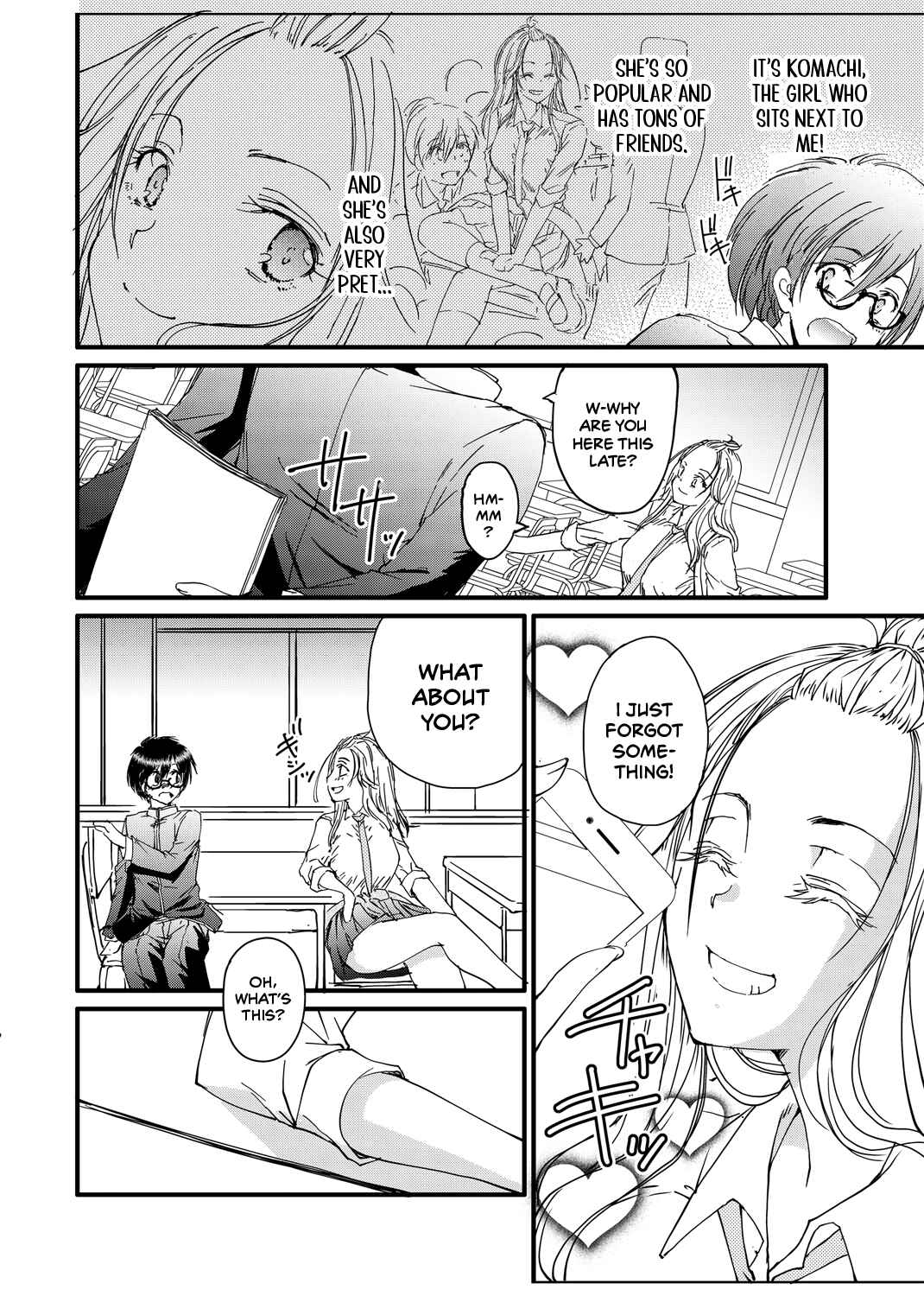 Page 4 Chapter Unknown_8d9f Bespectacled Gyaru Befriending Loner