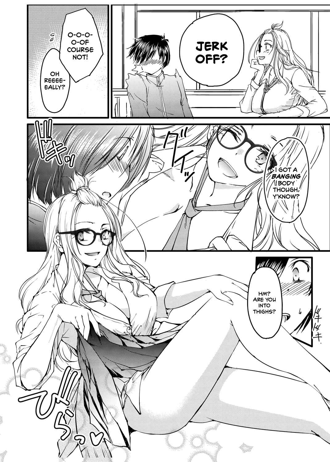 Page 8 Chapter Unknown_8d9f Bespectacled Gyaru Befriending Loner