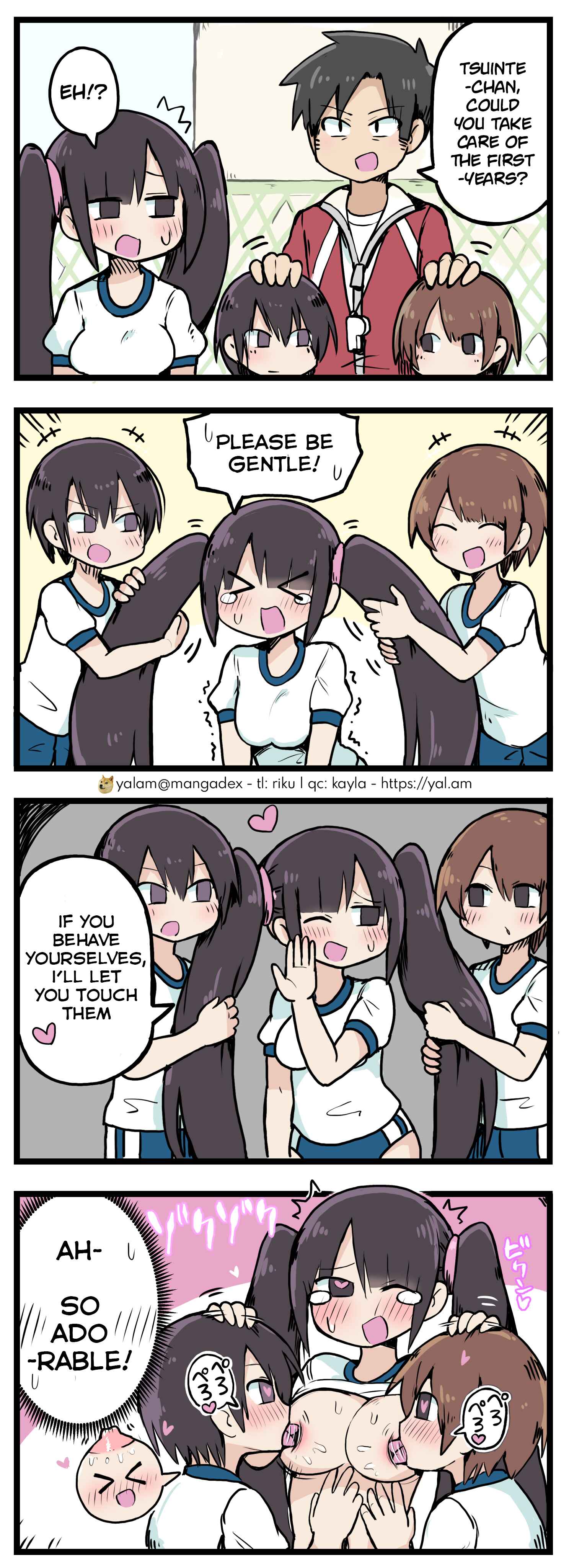Page 1 Chapter 15 100 Nichigo ni S○X suru Twintail-chan