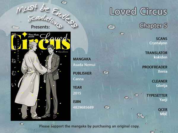 Page 1 Chapter 5 Loved Circus