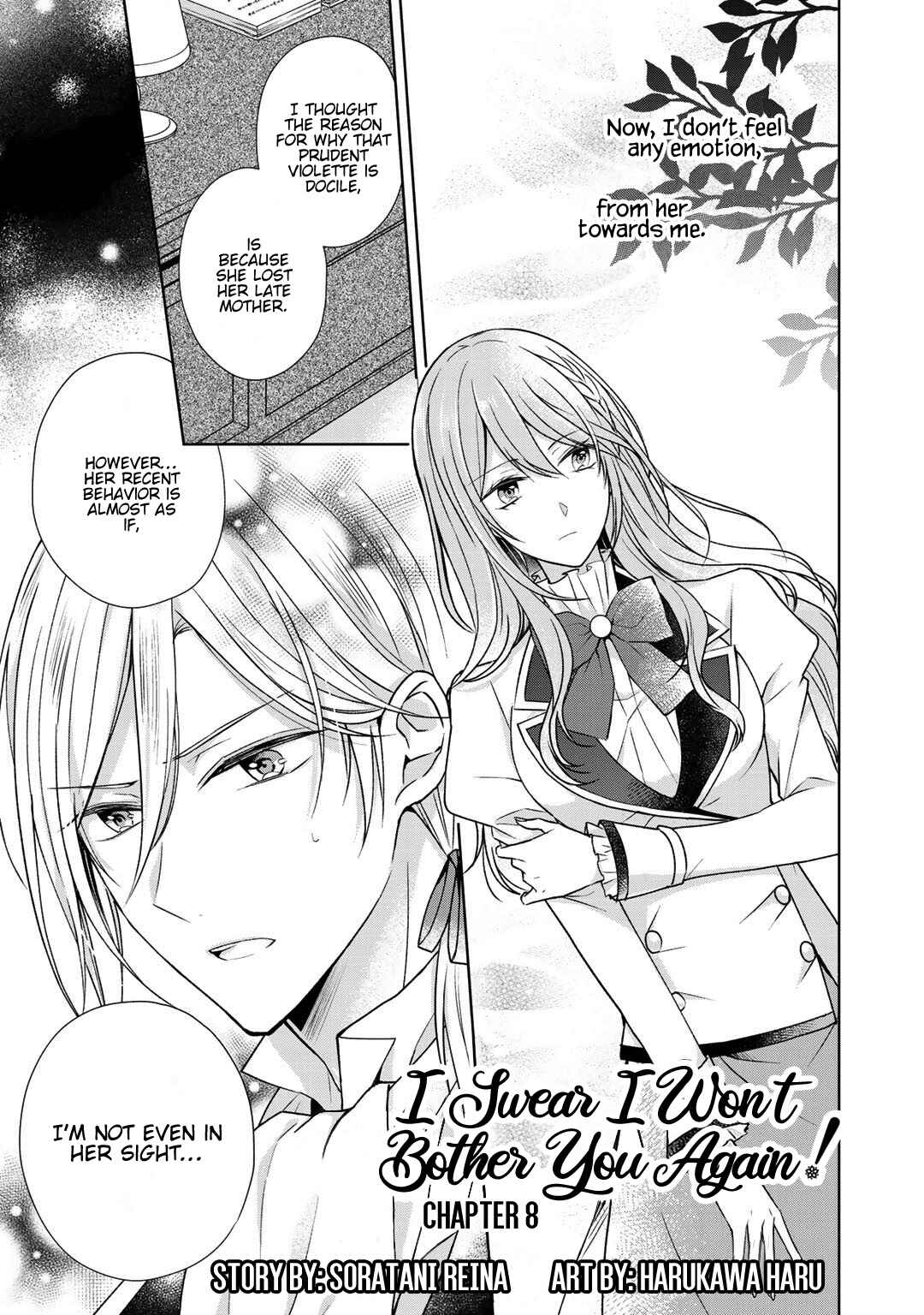 Page 2 Chapter 8 I Swear I Wont Bother You Again!