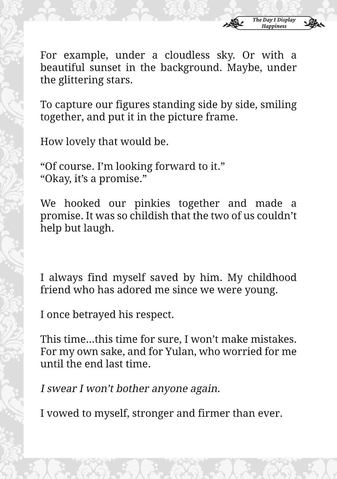 Page 23 Chapter 5.5 I Swear I Wont Bother You Again!