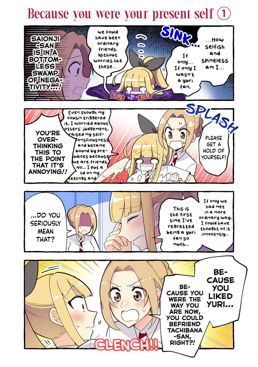 Page 2 Chapter 185 Dokyuusei no Oshi Sakka ni Yuri Mousou ga Bareta Kekka