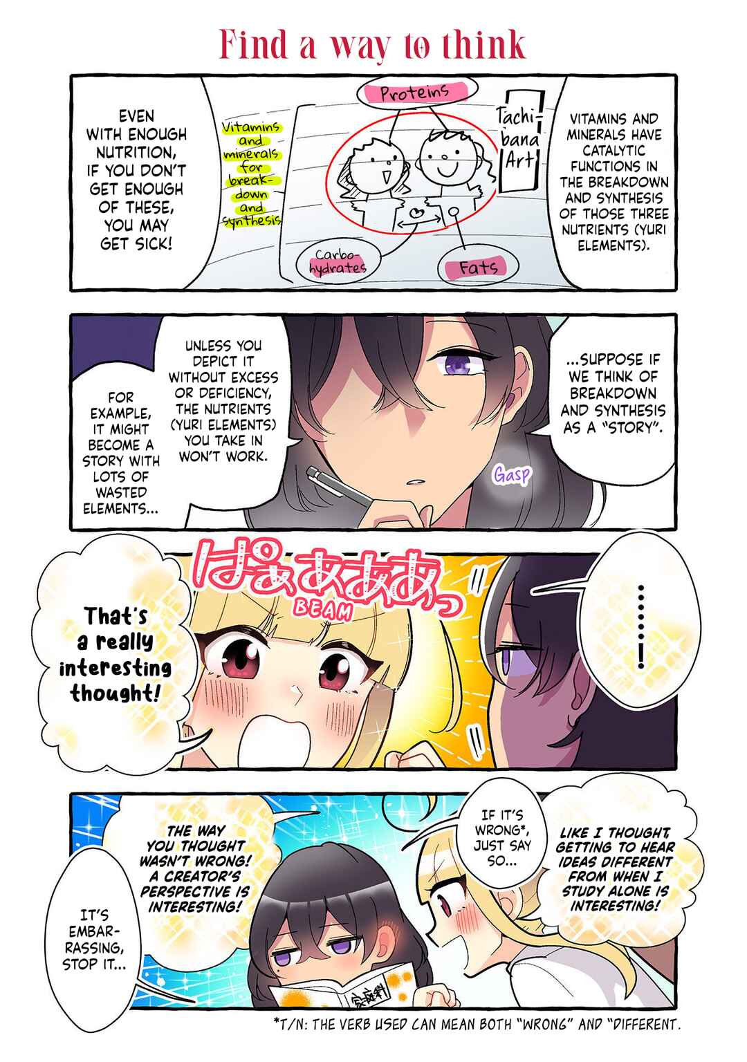 Page 3 Chapter 281 Dokyuusei no Oshi Sakka ni Yuri Mousou ga Bareta Kekka