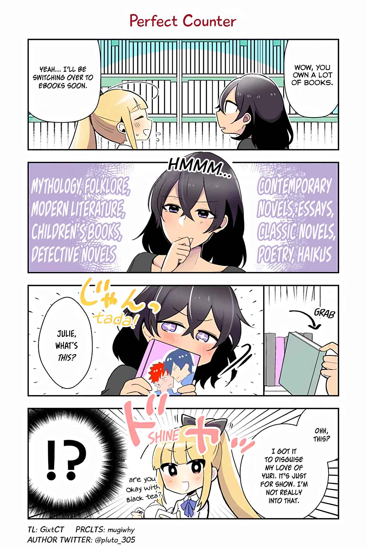 Page 1 Chapter 18 Dokyuusei no Oshi Sakka ni Yuri Mousou ga Bareta Kekka