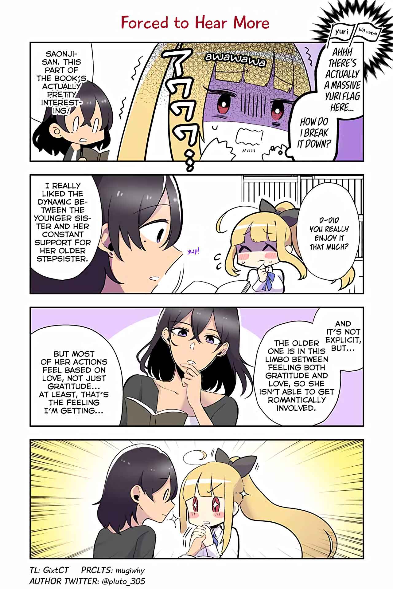 Page 1 Chapter 21 Dokyuusei no Oshi Sakka ni Yuri Mousou ga Bareta Kekka