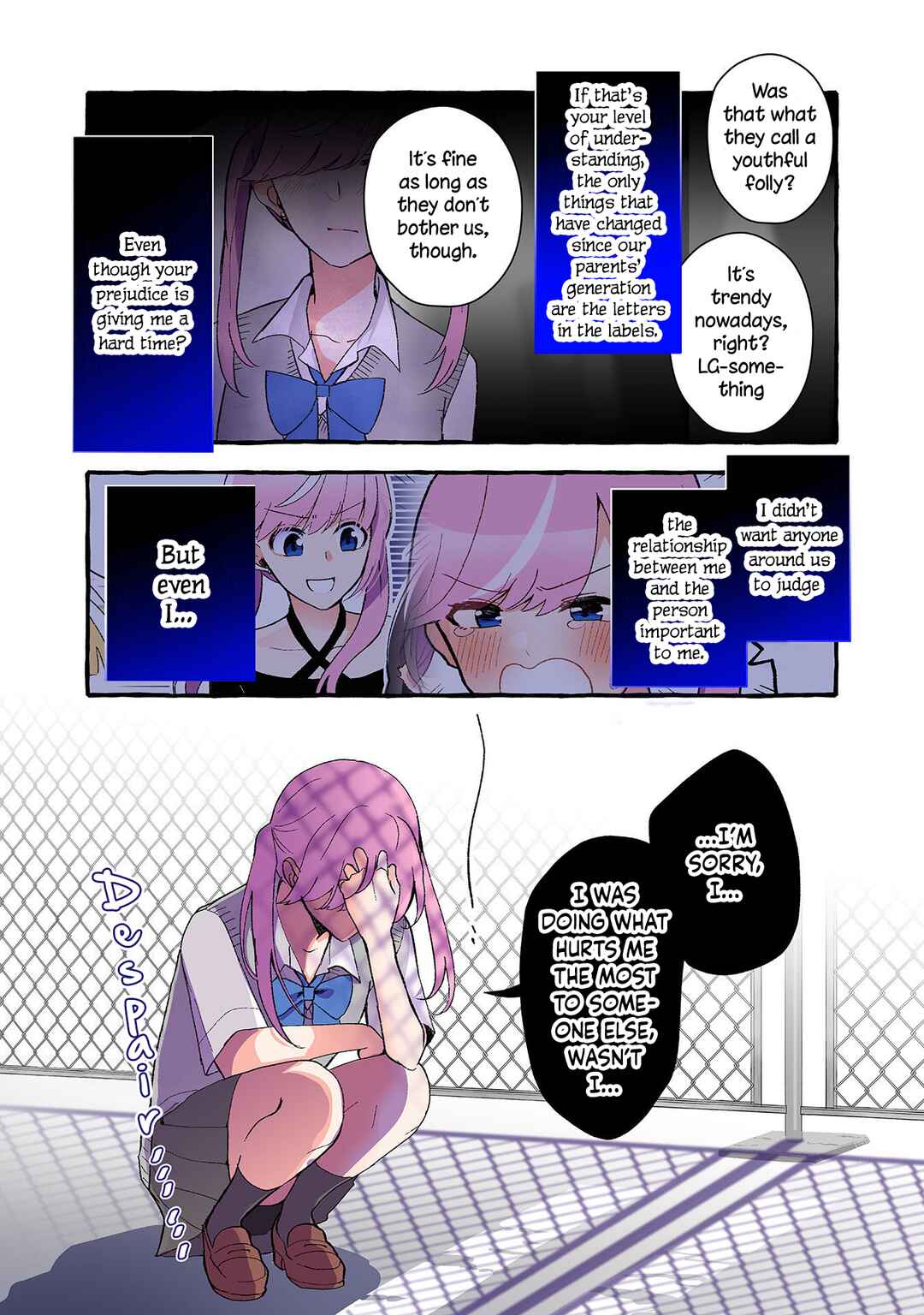Page 2 Chapter 219 Dokyuusei no Oshi Sakka ni Yuri Mousou ga Bareta Kekka