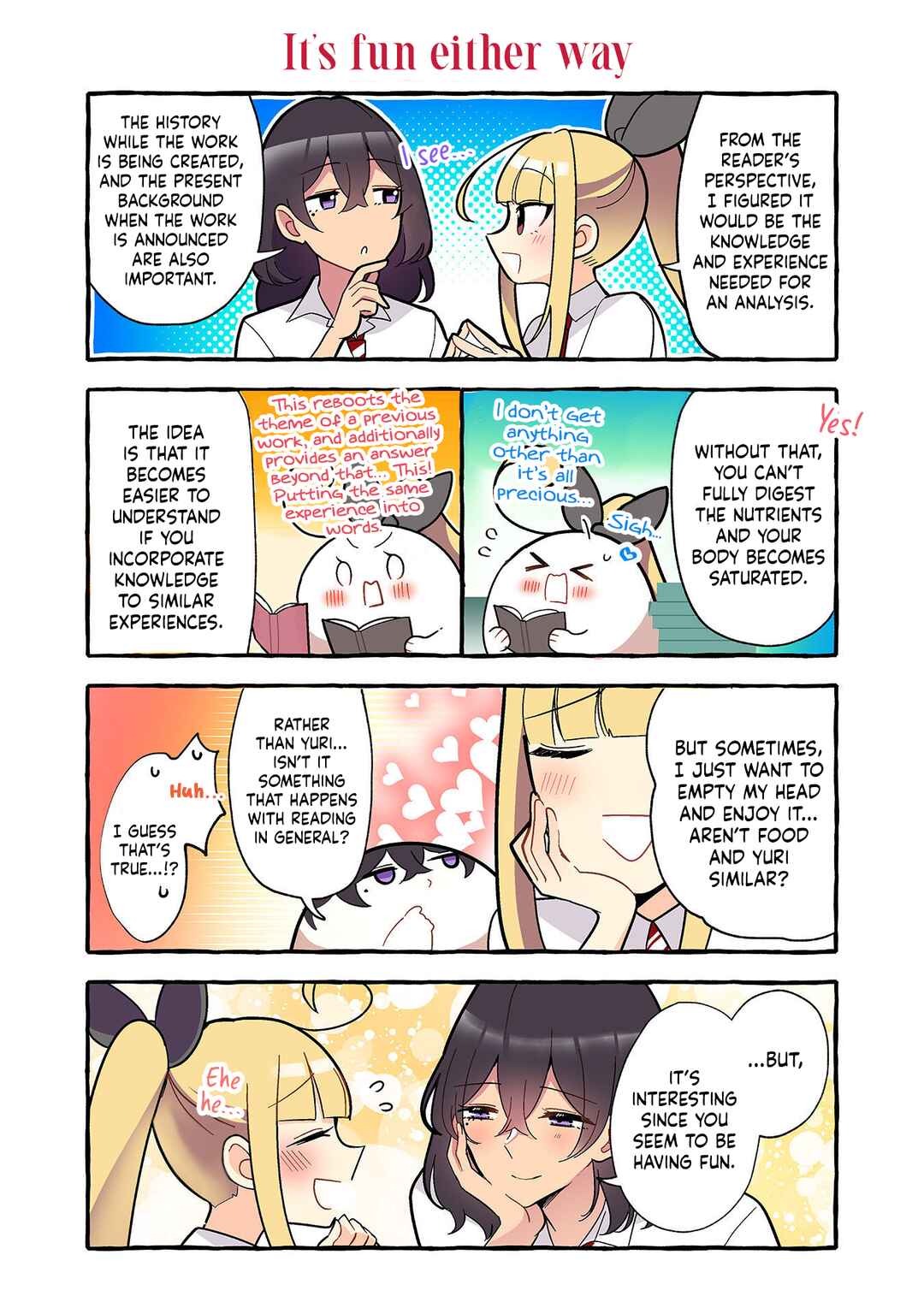 Page 3 Chapter 282 Dokyuusei no Oshi Sakka ni Yuri Mousou ga Bareta Kekka