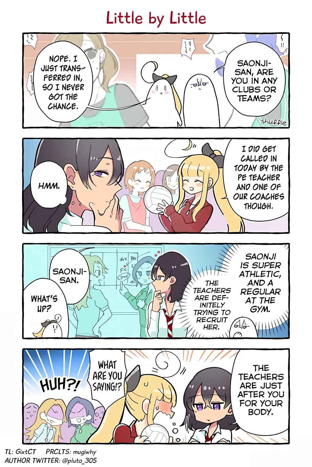 Page 1 Chapter 45 Dokyuusei no Oshi Sakka ni Yuri Mousou ga Bareta Kekka