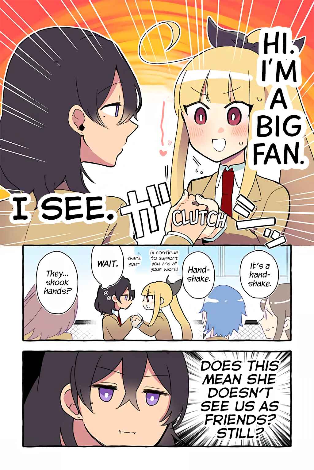 Page 2 Chapter 64 Dokyuusei no Oshi Sakka ni Yuri Mousou ga Bareta Kekka