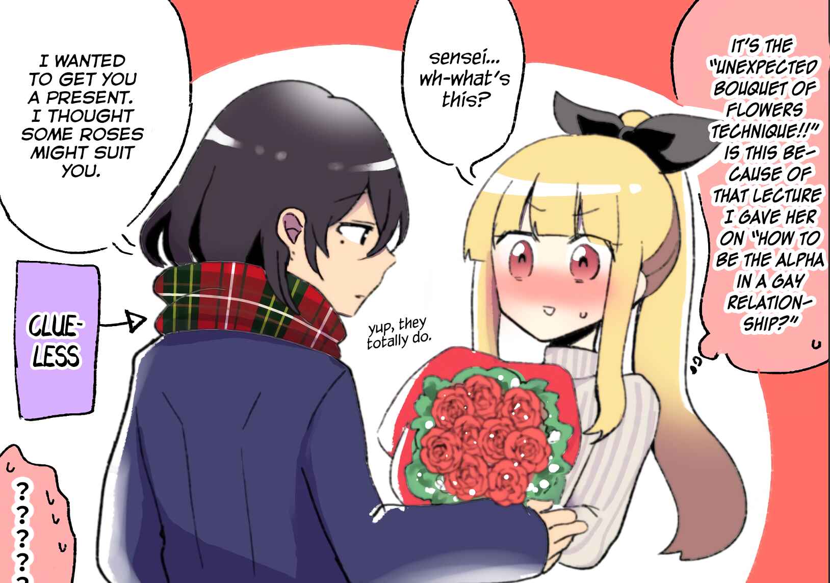 Page 3 Chapter 23.3 Dokyuusei no Oshi Sakka ni Yuri Mousou ga Bareta Kekka