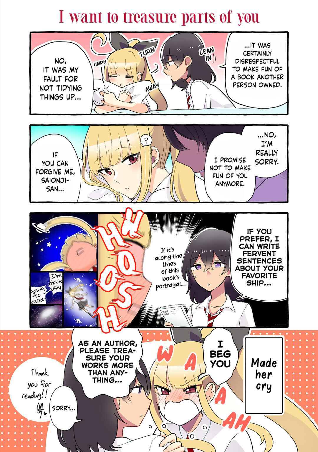 Page 2 Chapter 169 Dokyuusei no Oshi Sakka ni Yuri Mousou ga Bareta Kekka