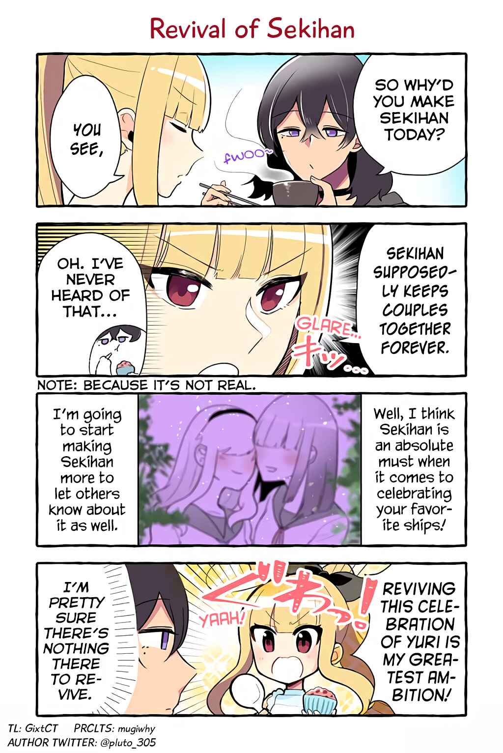 Page 1 Chapter 82 Dokyuusei no Oshi Sakka ni Yuri Mousou ga Bareta Kekka